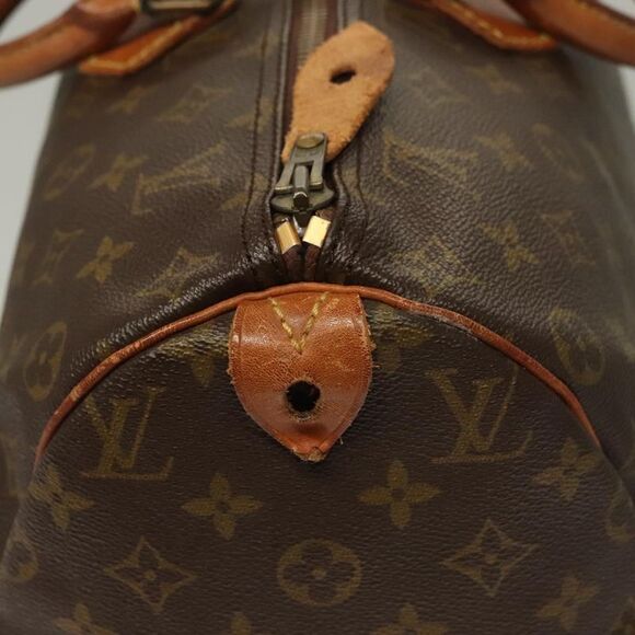 Louis Vuitton Speedy Bandouliere Nm Bag Monogram Canvas Brown Canvas Handbag - Picture 16 of 16